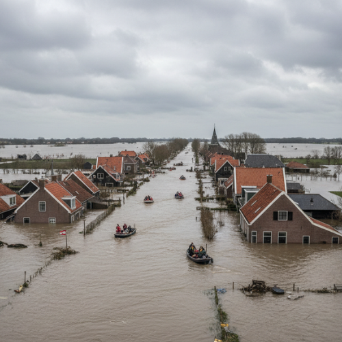 Overstroming Nederland crisis